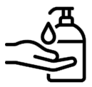 CoronaVirus Disinfection and Decontamination Icon